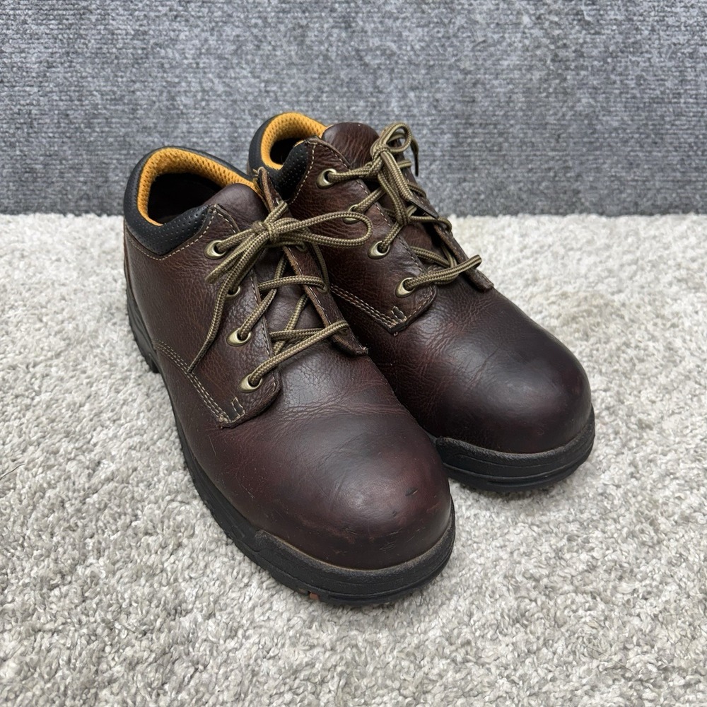 Timberland PRO 47028 Steel Toe Oxford Work Shoes EH F2413-18 Size 9.5M Brown